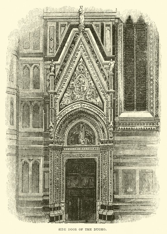 Sidedør til Duomo av English School