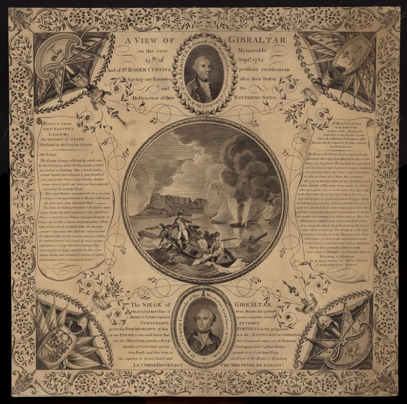 Beleiring av Gibraltar, 1779-1783 av English School