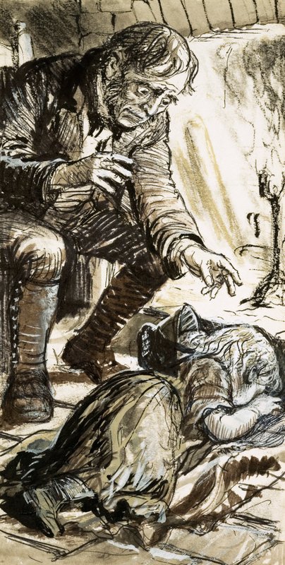 Silas Marner og Eppie av English School