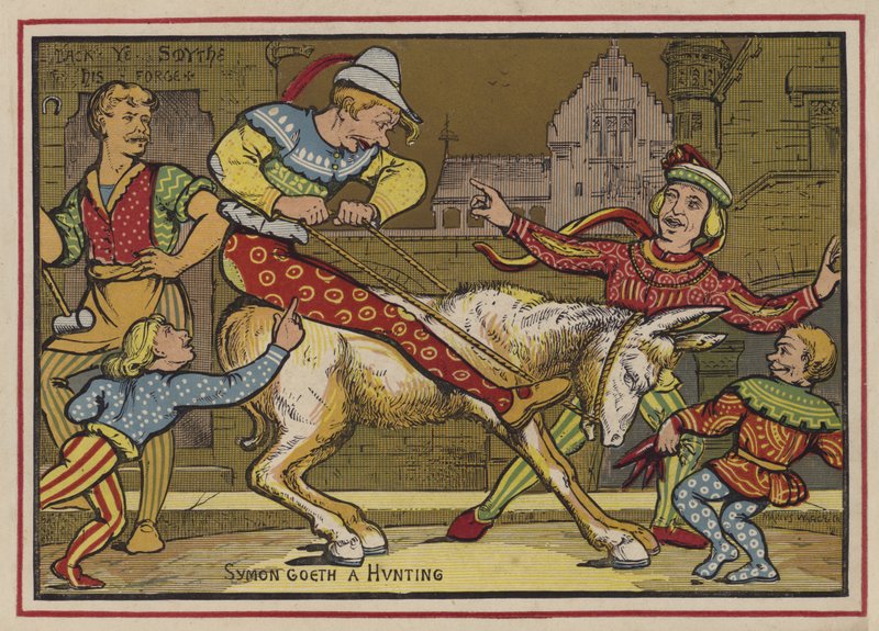 Simple Simon (farge litho) av English School