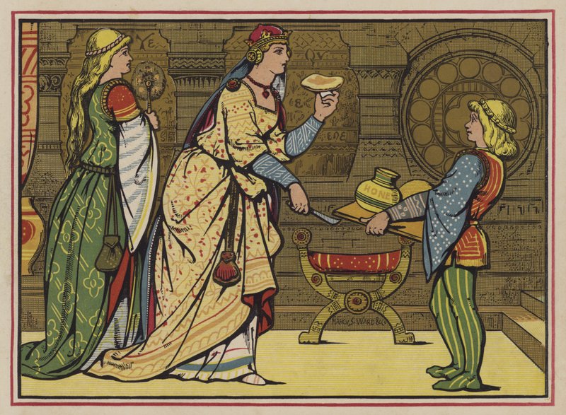 Sing A Song Of Sixpence (farge litho) av English School