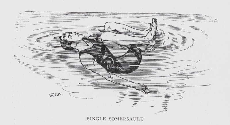Enkel salto (litho) av English School