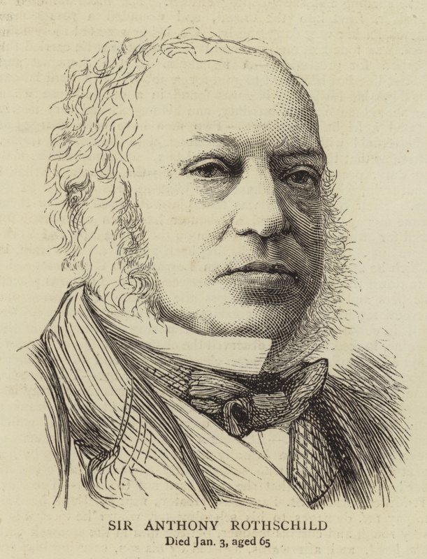 Sir Anthony Rothschild (gravering) av English School