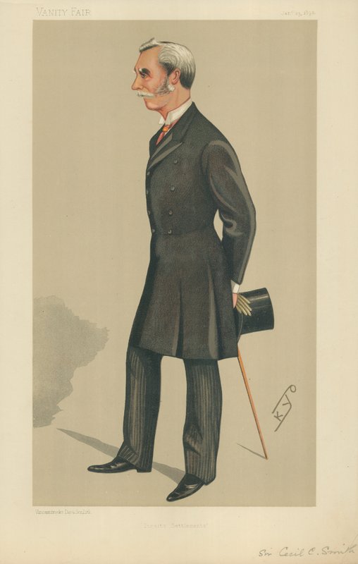 Sir Cecil Clementi Smith, Straits Settlements, 23. januar 1892, tegneserie Vanity Fair av English School