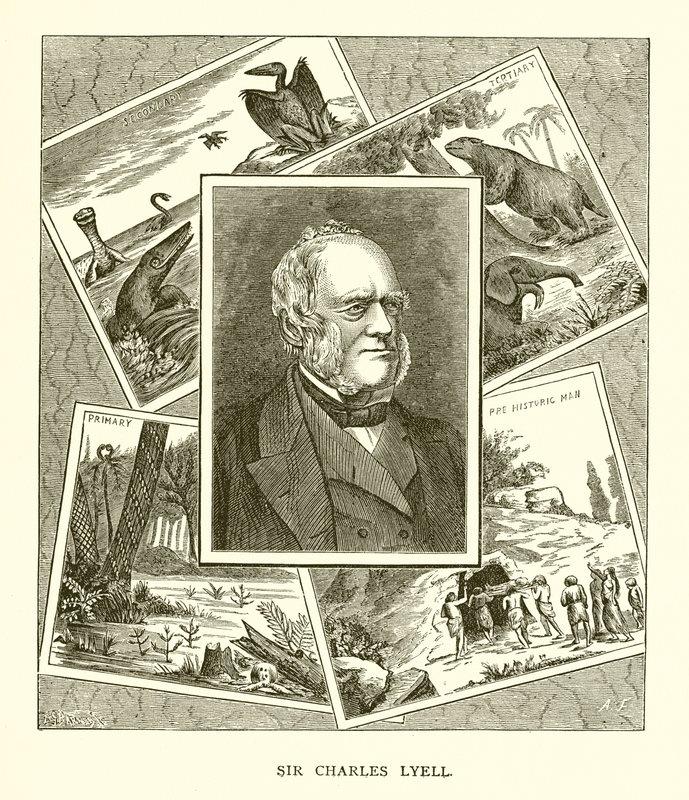 Sir Charles Lyell av English School