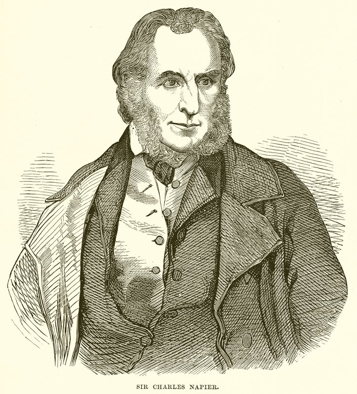 Sir Charles Napier av English School