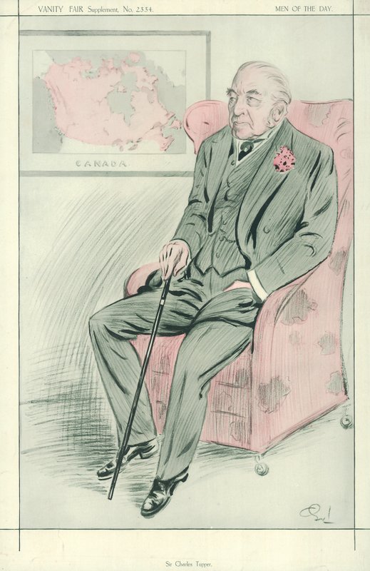 Sir Charles Tupper, 30. juli 1913, tegneserie Vanity Fair av English School