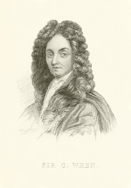 Sir Christopher Wren av English School