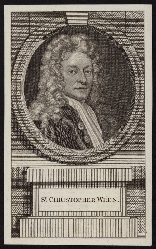 Sir Christopher Wren av English School