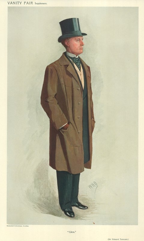 Sir Edward Tennant, Glen, 2. november 1910, tegneserie Vanity Fair av English School