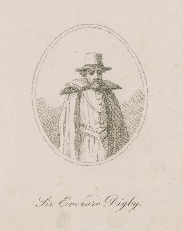 Sir Everard Digby, et medlem av Gunpowder Plot av English School