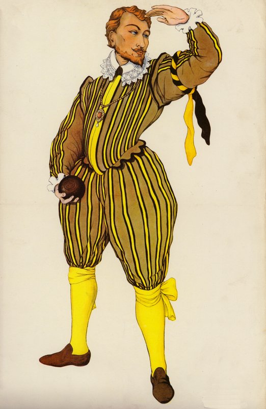 Sir Francis Drake (litho-farge) av English School