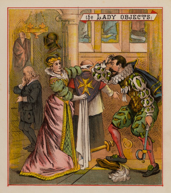 Sir Francis Drake And His Goblins (farge litho) av English School