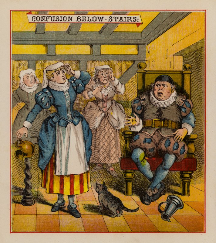 Sir Francis Drake And His Goblins (litho-farge) av English School