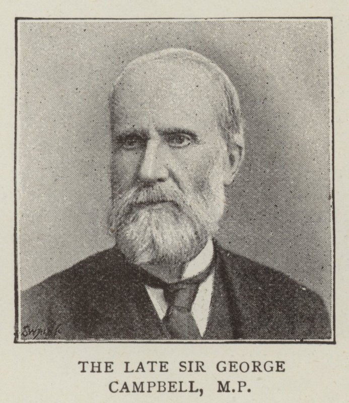 Sir George Campbell (gravering) av English School