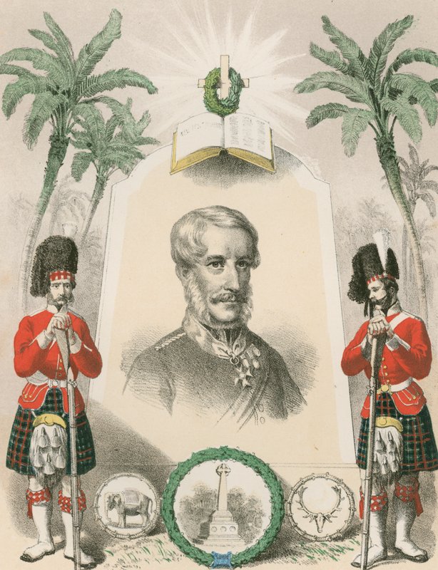 Sir Henry Havelock. De syttiåttende, eller "Ross-Shire Buffs" av English School