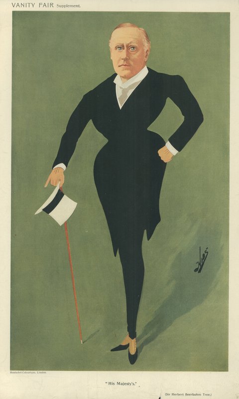 Sir Herbert Beerbohm-tre av English School