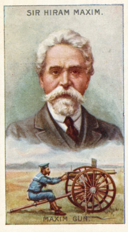 Sir Hiram Maxim, Maxim Gun av English School