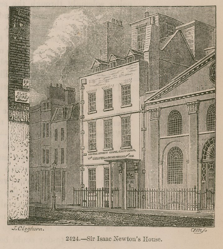 Sir Isaac Newtons House, St Martins Street, Leicester Square London av English School