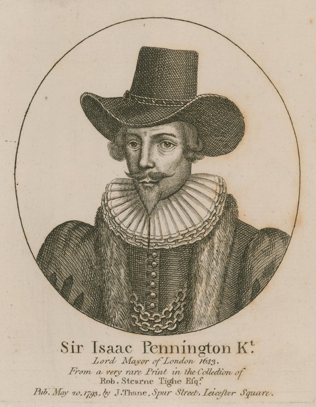 Sir Isaac Pennington, Lord Mayor of London 1643 av English School