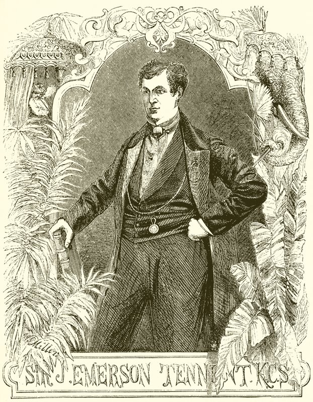 Sir James Emerson Tennent av English School
