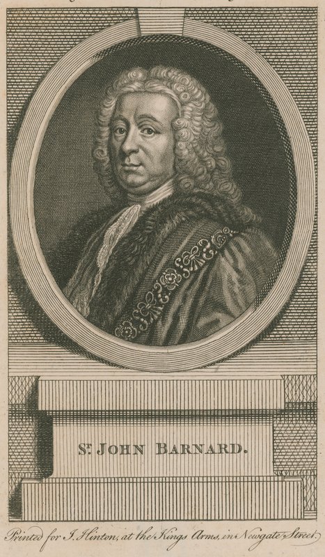 Sir John Barnard, Lord Mayor of London av English School
