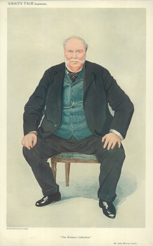 Sir John E A Murray Scott, The Wallace Collection, 14. april 1909, tegneserie Vanity Fair av English School