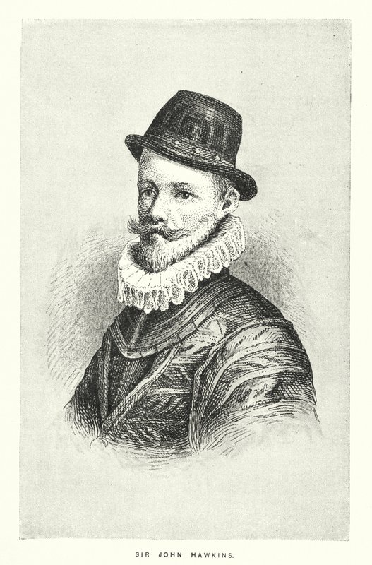 Sir John Hawkins (gravering) av English School