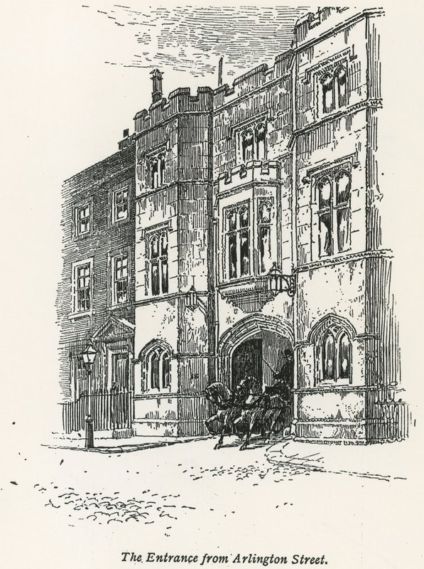 Sir John Penders House, inngangen fra Arlington Street, London av English School