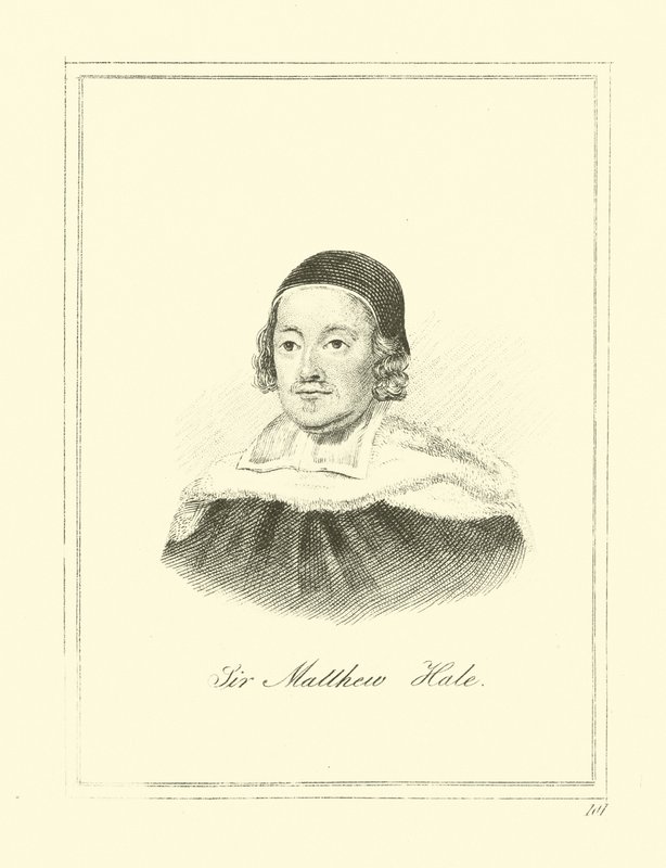 Sir Matthew Hale av English School