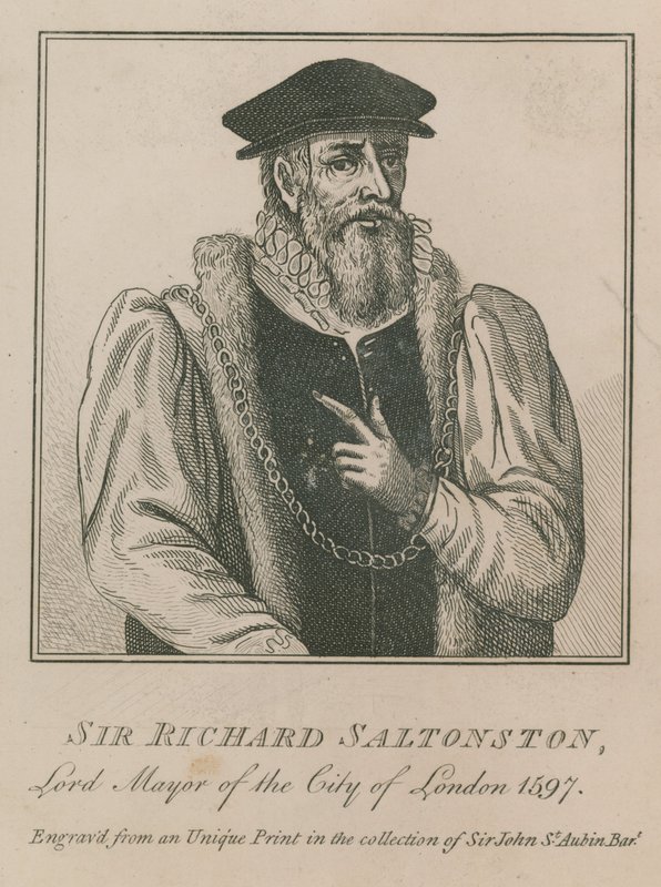 Sir Richard Saltonston, Lord Mayor of London 1597 av English School