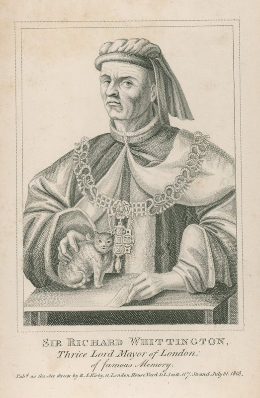 Sir Richard Whittington, tre ganger Lord Mayor i London av English School