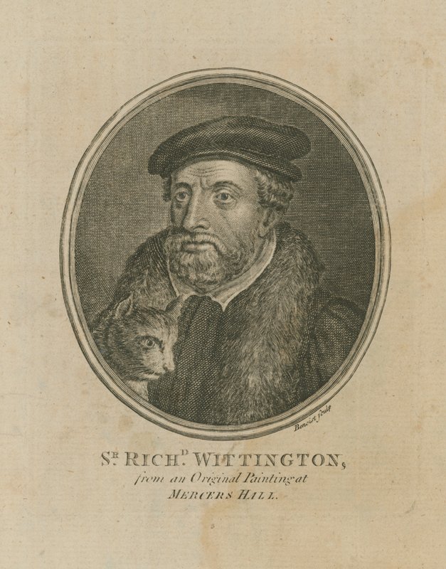 Sir Richard Whittington fra et maleri i Mercers Hall av English School