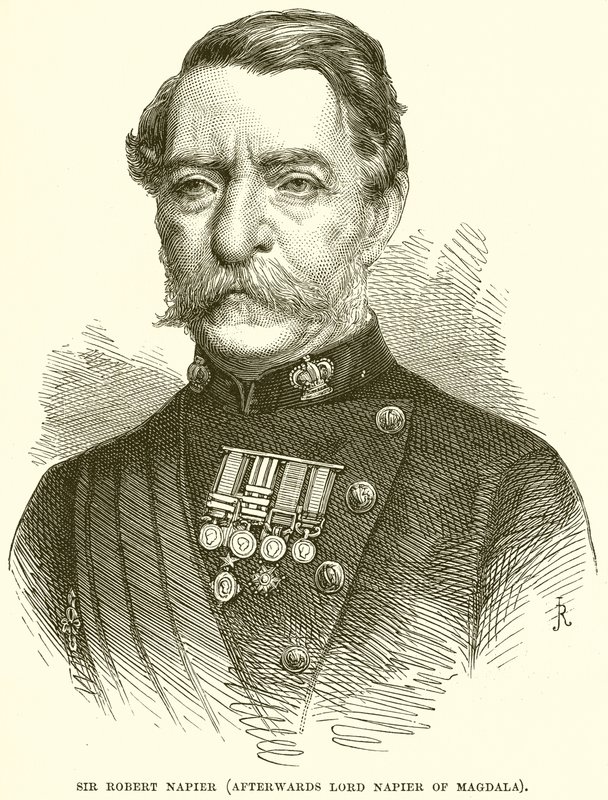 Sir Robert Napier (etterpå Lord Napier av Magdala) av English School