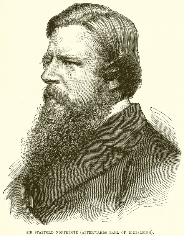 Sir Stafford Northcote (etterpå jarl av Iddesleigh) av English School