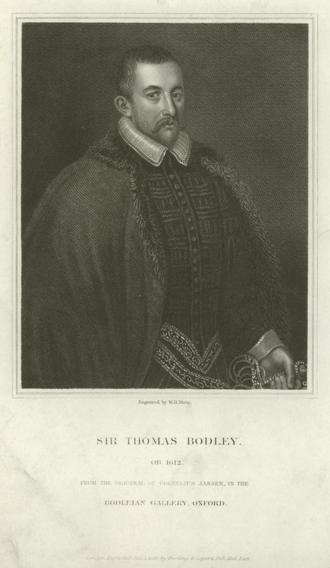 Sir Thomas Bodley , engelsk diplomat og lærd av English School
