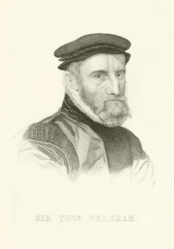 Sir Thomas Gresham av English School