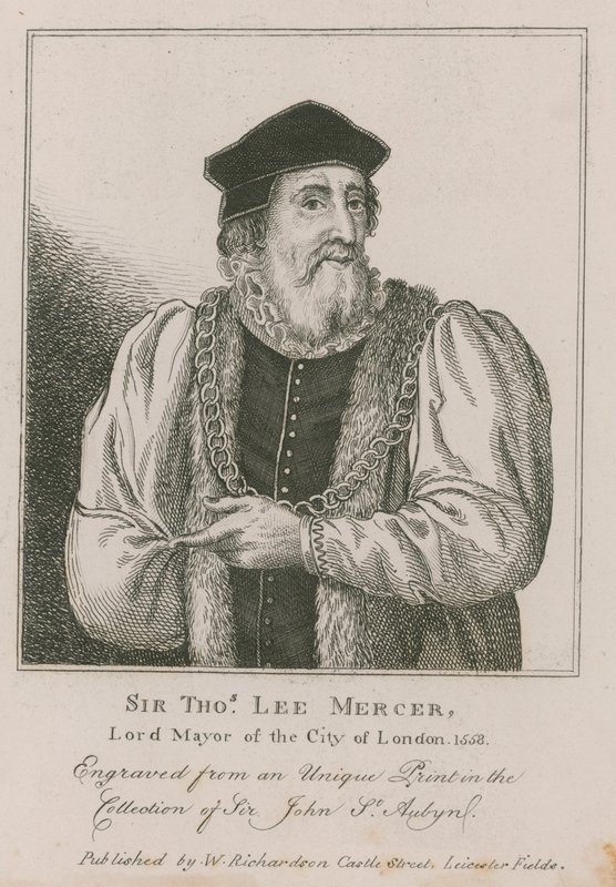 Sir Thomas Leigh, Mercer, Lord Mayor of London 1558 av English School