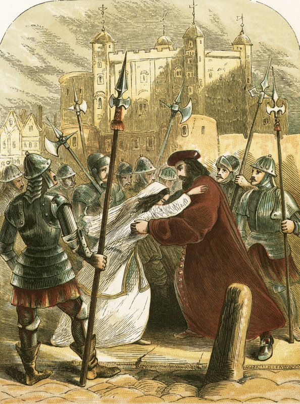 Sir Thomas More, på vei til henrettelse av English School