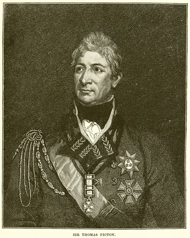 Sir Thomas Picton av English School