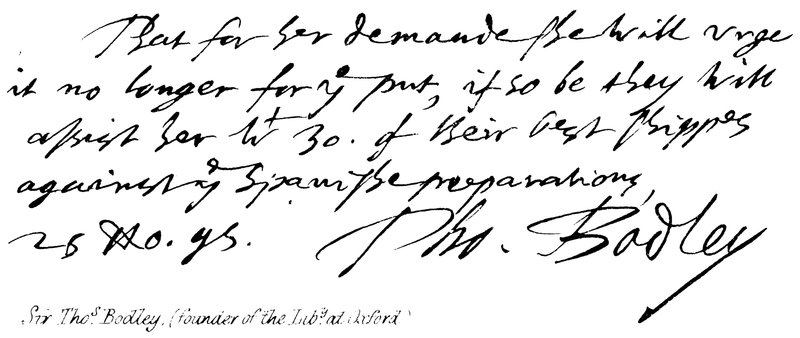 Sir Thos Bodley, (grunnlegger av Liby i Oxford) av English School