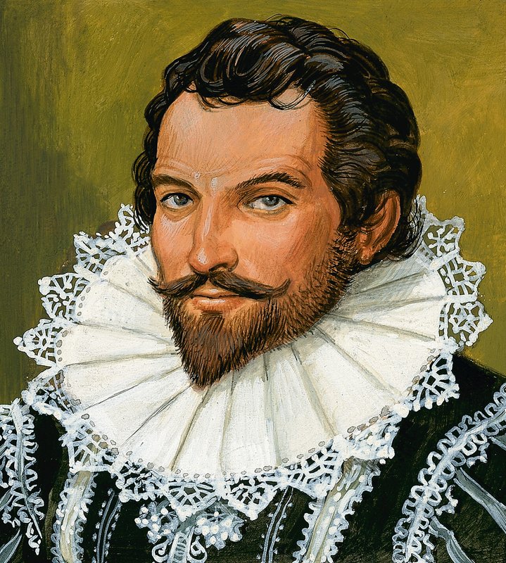 Sir Walter Raleigh av English School