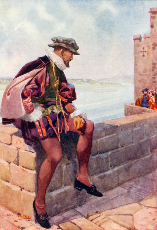 Sir Walter Raleigh av English School