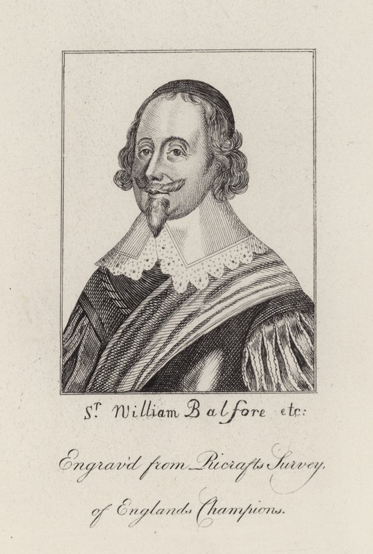 Sir William Balfour (gravering) av English School