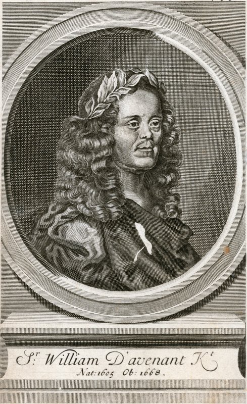 Sir William Davenant av English School