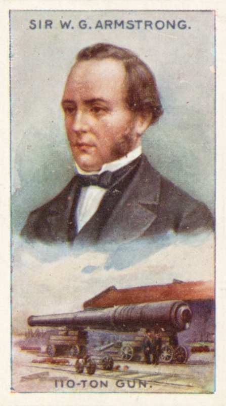 Sir William George Armstrong, 110-tonns pistol av English School