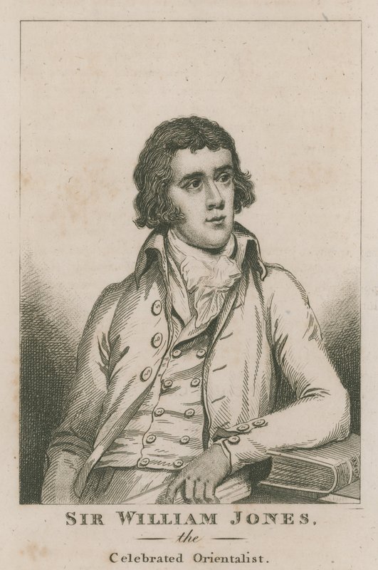 Sir William Jones, den berømte orientalisten av English School