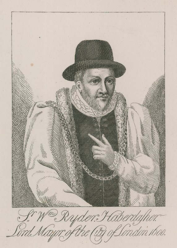 Sir William Ryder, sybehandler, Lord Mayor of London, 1600 av English School
