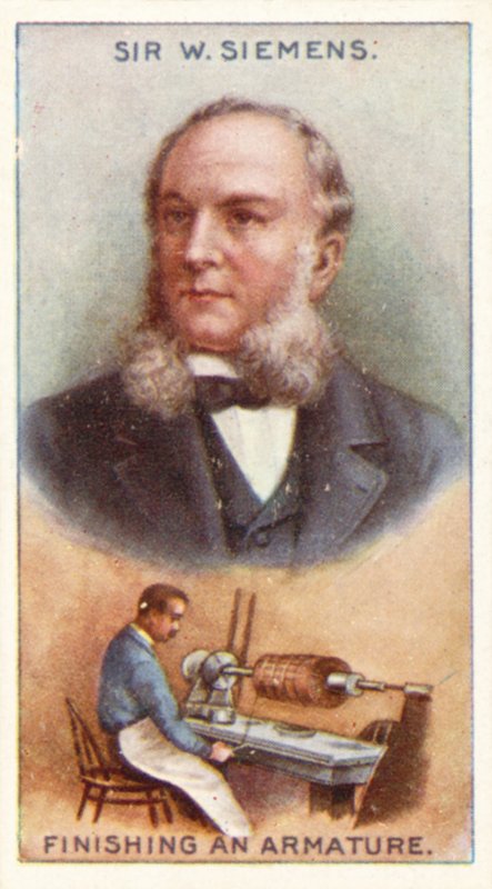 Sir William Siemens, avslutter en Armature av English School