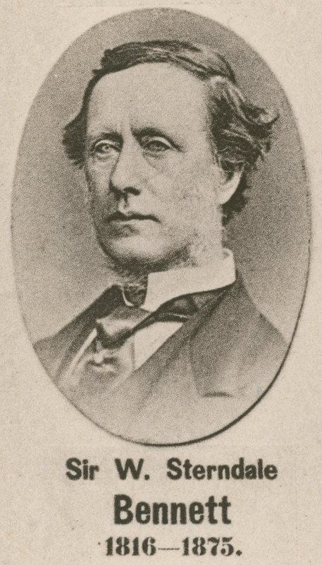 Sir William Sterndale Bennett (gravyr) av English School
